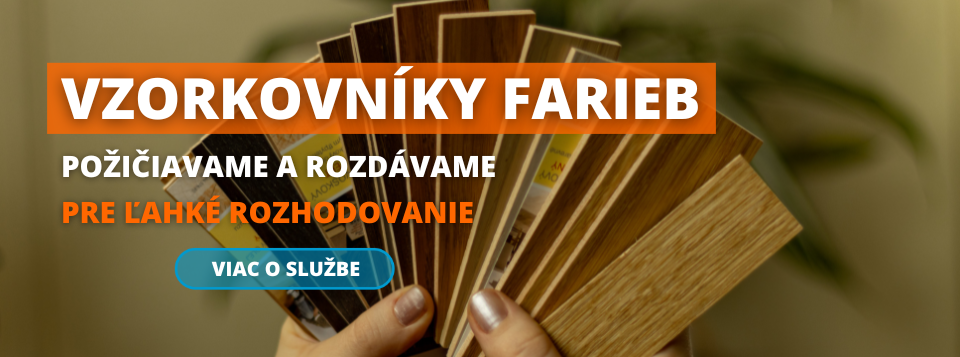 POŽIČIAVAME VZORKOVNÍKY FARIEB